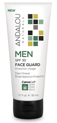 Andalou Naturals MEN Face Guard Daily Mineral Lotion, SPF 30