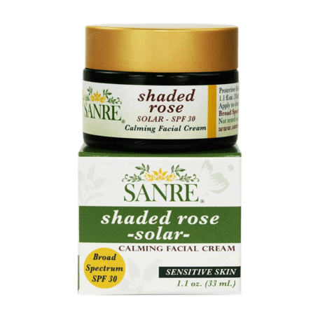 Sanre Shaded Rose Solar Calming Facial Cream, SPF 30